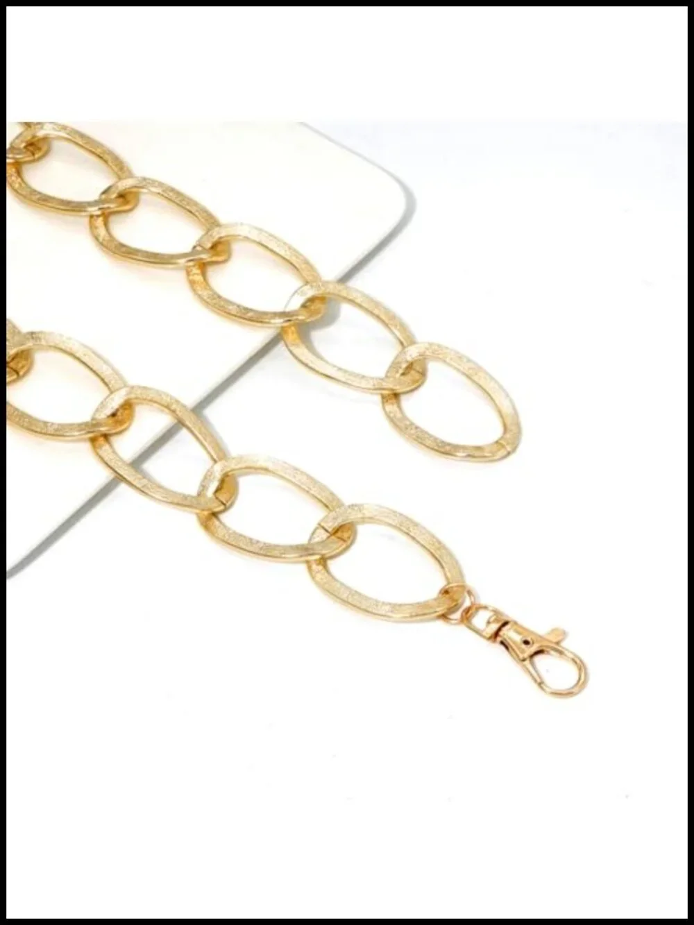 Adjustable Metal Waist Chain Belt Lobster Clasp Belly Link S-XL